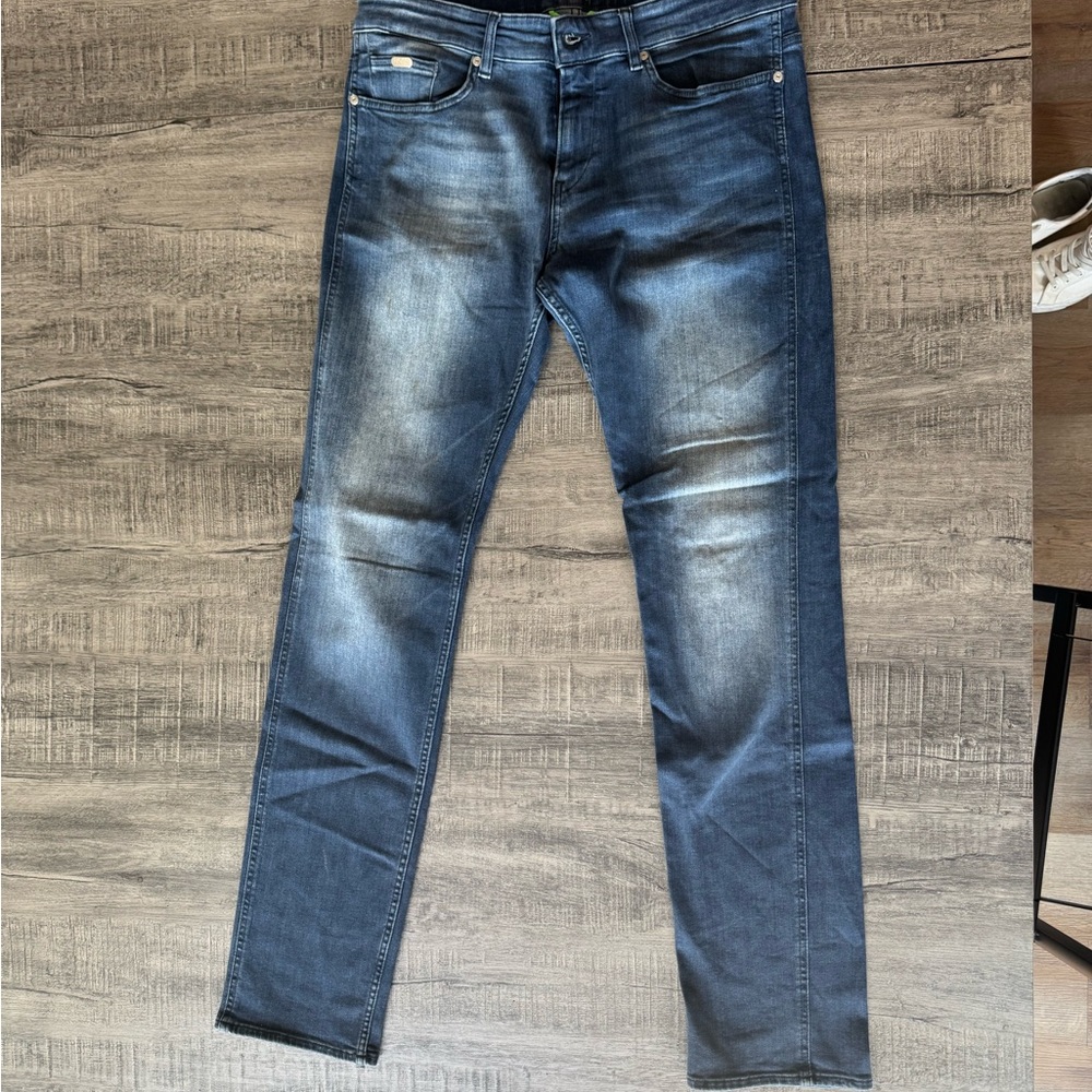 Hugo Boss Delaware Slim Fit Stretch Jeans 34/34 - Light Blue (Like New)